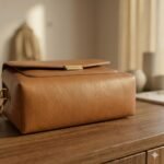 Handmade Genuine Leather Cross Body Bag Women's Accessory | Blackstone Jackets - Image 5
