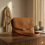 Handmade Genuine Leather Cross Body Bag Women's Accessory | Blackstone Jackets - Image 2