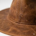 Handmade Refined Leather Hat Men's Fashion Accessory | Blackstone Jackets - Image 4