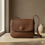 Handcrafted Brown Genuine Leather Shoulder Bag | Blackstone Jackets - Image 7