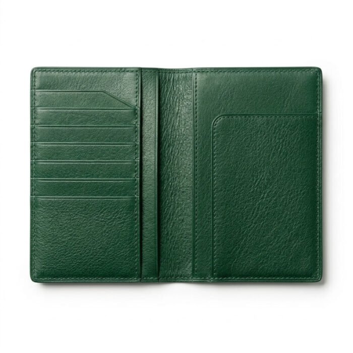 leather wallet holder main Premium Handmade Genuine Leather Passport Holder Travel's Accessory | Blackstone Jackets - Image 1