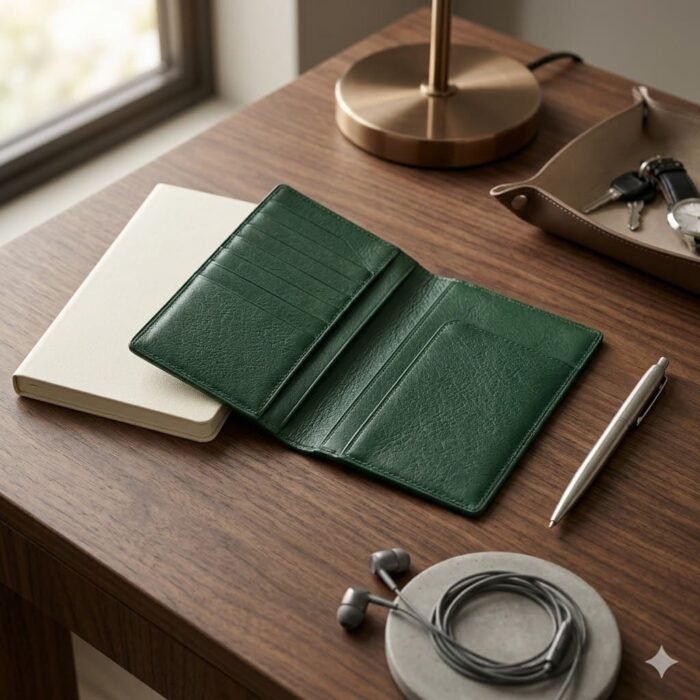 Premium Handmade Genuine Leather Passport Holder Travel's Accessory | Blackstone Jackets - Image 2