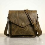 Premium Brown Genuine Leather Messenger Bag | Blackstone Jackets - Image 2