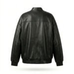 Ultimate Streetwear Relaxed Fit Black Leather Oversized Jacket for Women | Blackstone Jackets - Image 3