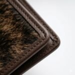 Luxury Brown Pony Hair Leather Wallet | Blackstone Jackets - Image 4
