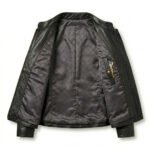 Elegant Black Diamond Quilted Jacket for Women | Blackstone Jackets - Image 3