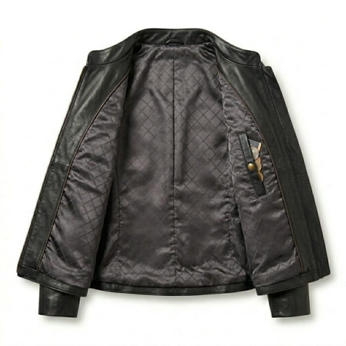 Elegant Black Diamond Quilted Jacket for Women | Blackstone Jackets - Image 3