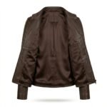 Tailored Mocha Brown Slim Fit Jacket for Women | Blackstone Jackets - Image 3