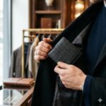 Luxury Black Snake Embossed Leather Wallet | Blackstone Jackets - Image 4