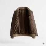 Premium Beige Cream Genuine Leather Women's Varsity Jacket | Blackstone Jackets - Image 2