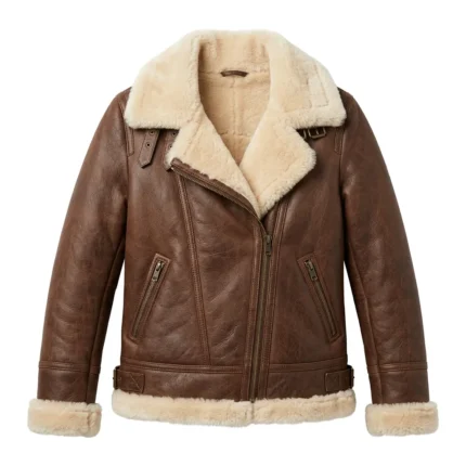 Superior Women's Brown Fur Leather Jackets Blackstone Jackets
