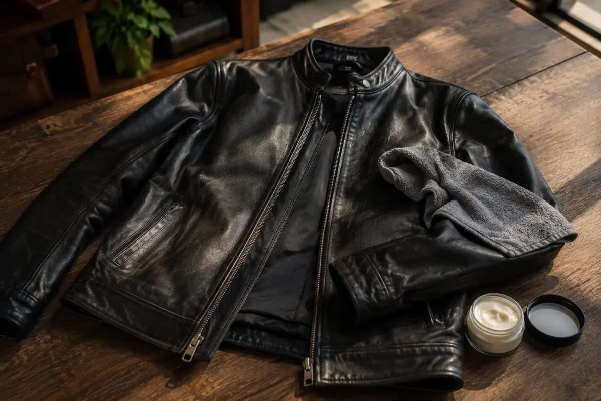 How to Care for a Leather Jacket Cleaning Conditioning & Storage