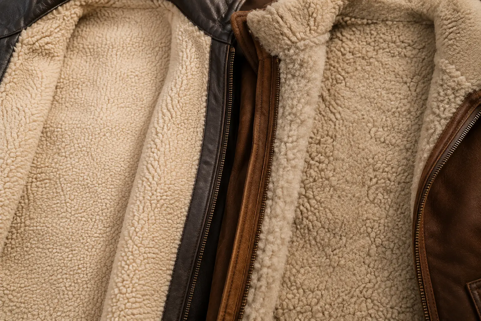 shearling vs sherpa jackets