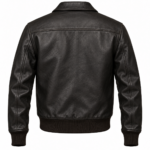 Aero Black Men's Leather Classic A-2 Flight Jacket | Blackstone Jackets