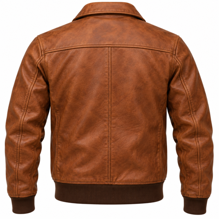 Cedar Tan Men's Leather Lightweight A-2 Jacket | Blackstone Jackets