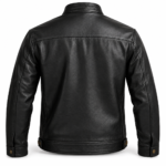 Jetstream Black Men's Aviator Leather Jacket | Blackstone Jackets