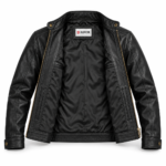 Jetstream Black Men's Aviator Leather Jacket | Blackstone Jackets