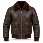 Altair Dark Chocolate Brown Men's G-1 Flight Leather Jacket | Blackstone Jackets