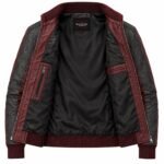Vanguard Black Men's Leather Longline Pilot Jacket | Blackstone Jackets