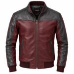 Vanguard Black Men's Leather Longline Pilot Jacket | Blackstone Jackets