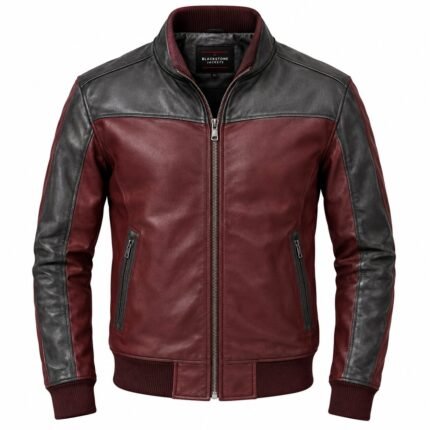 Vanguard Black Men's Leather Longline Pilot Jacket | Blackstone Jackets