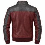 Vanguard Black Men's Leather Longline Pilot Jacket | Blackstone Jackets