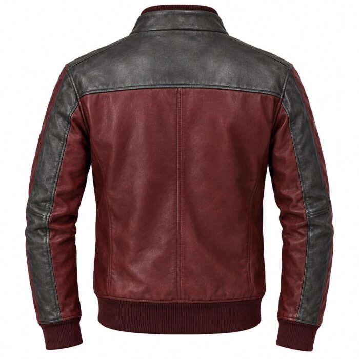Vanguard Black Men's Leather Longline Pilot Jacket | Blackstone Jackets