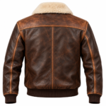 Thunder Espresso / Tan Men's Leather Heavy A-2 Inspired Jacket | Blackstone Jackets