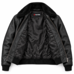 Canyon Black Men's G-1 Flight Leather Jacket | Blackstone Jackets