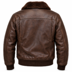 Ranger Espresso Brown Men's G-1 Flight Leather Jacket | Blackstone Jackets