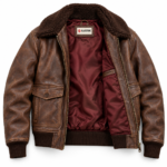 Captain Distressed Seal Brown Men's G-1 Flight Leather Jacket | Blackstone Jackets