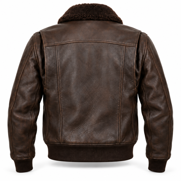Aero Seal Brown Men's G-1 Flight Leather Jacket | Blackstone Jackets
