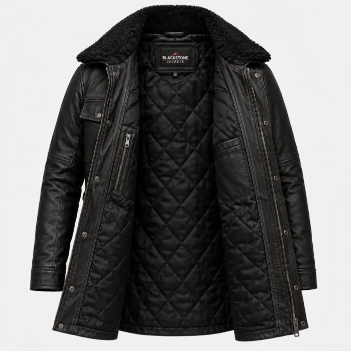 Thunder Espresso Tan Aviator Jacket | Blackstone Jackets