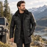 Thunder Espresso Tan Aviator Jacket | Blackstone Jackets
