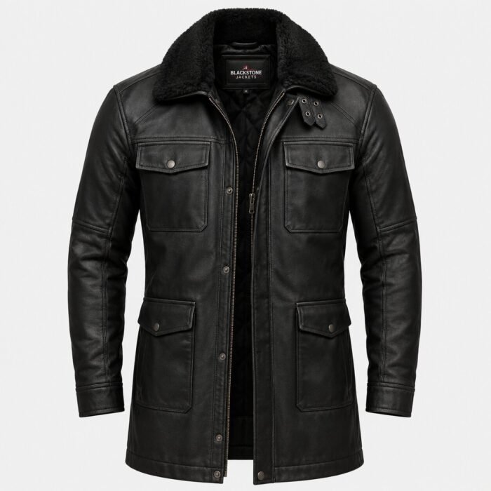 Thunder Espresso Tan Aviator Jacket Blackstone Jackets