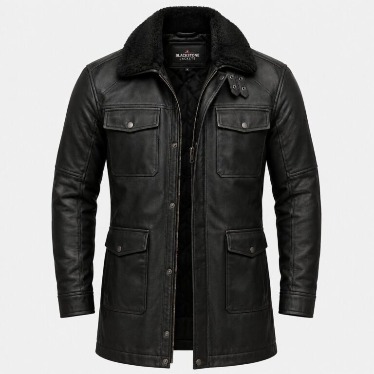 Thunder Espresso Tan Aviator Jacket Blackstone Jackets