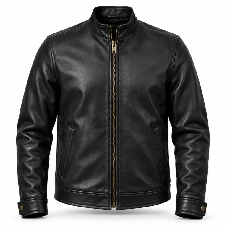 Aero Black Men's Aviator Leather Jacket | Blackstone Jackets
