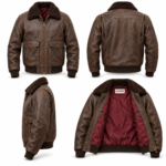 Atlas Distressed Seal Brown Men's G-1 Flight Leather Jacket | Blackstone Jackets
