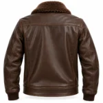 Captain Seal Brown Men's Aviator Leather Jacket | Blackstone Jackets