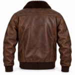 Bishop Seal Brown Men's G-1 Flight Leather Jacket | Blackstone Jackets