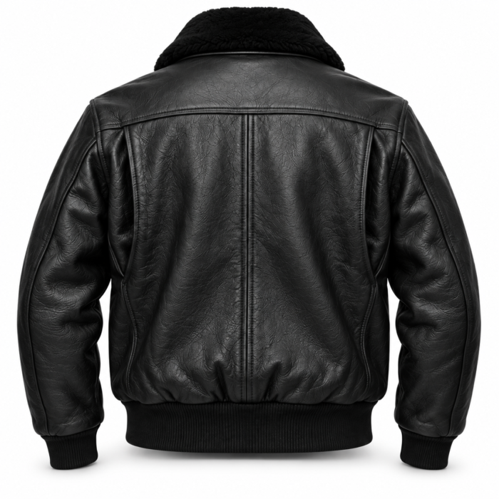 Archer Black Men's G-1 Flight Leather Jacket | Blackstone Jackets