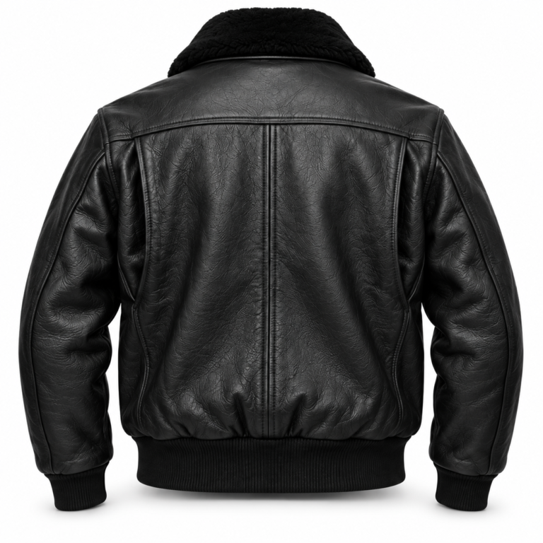 Archer Black Men's G-1 Flight Leather Jacket | Blackstone Jackets