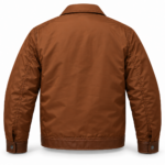 Maverick Cognac Brown Men's Classic Flight Jacket | Blackstone Jackets