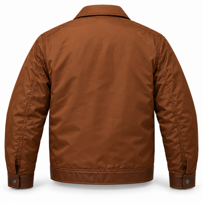 Maverick Cognac Brown Men's Classic Flight Jacket | Blackstone Jackets