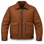 Maverick Cognac Brown Men's Classic Flight Jacket | Blackstone Jackets