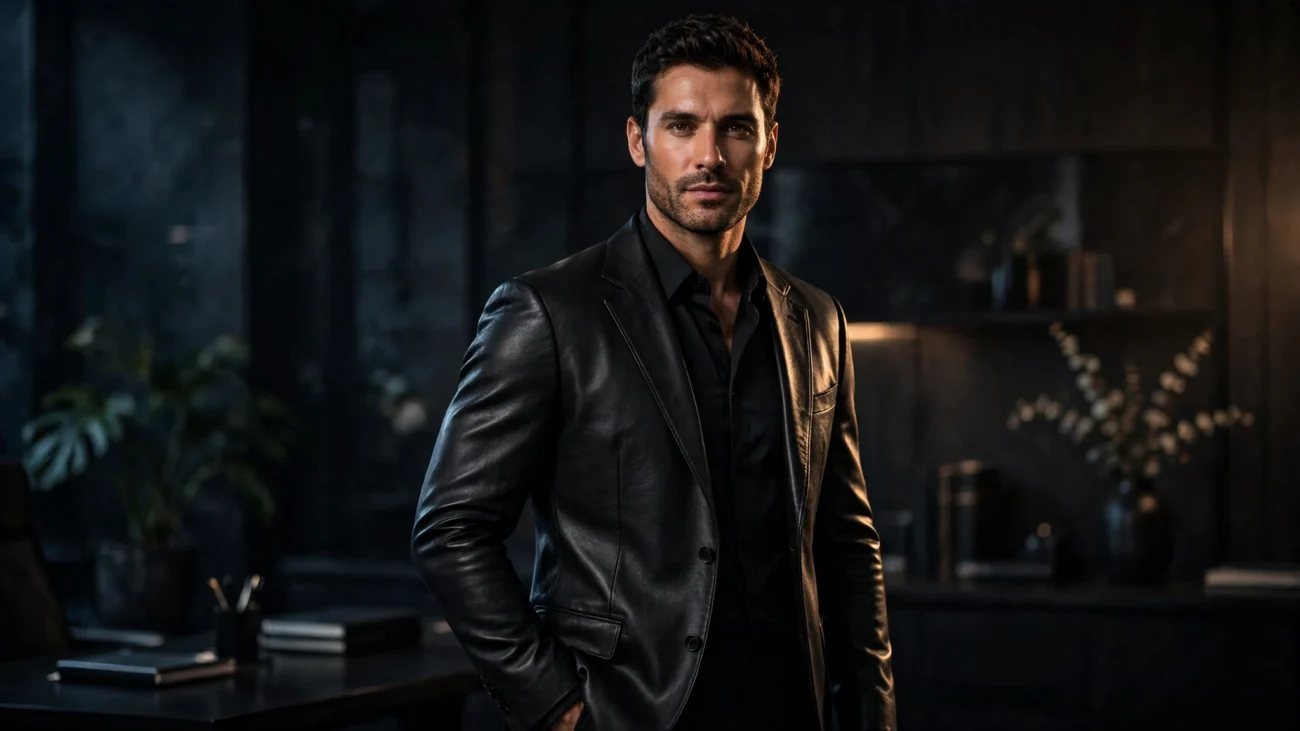 leather blazers for men