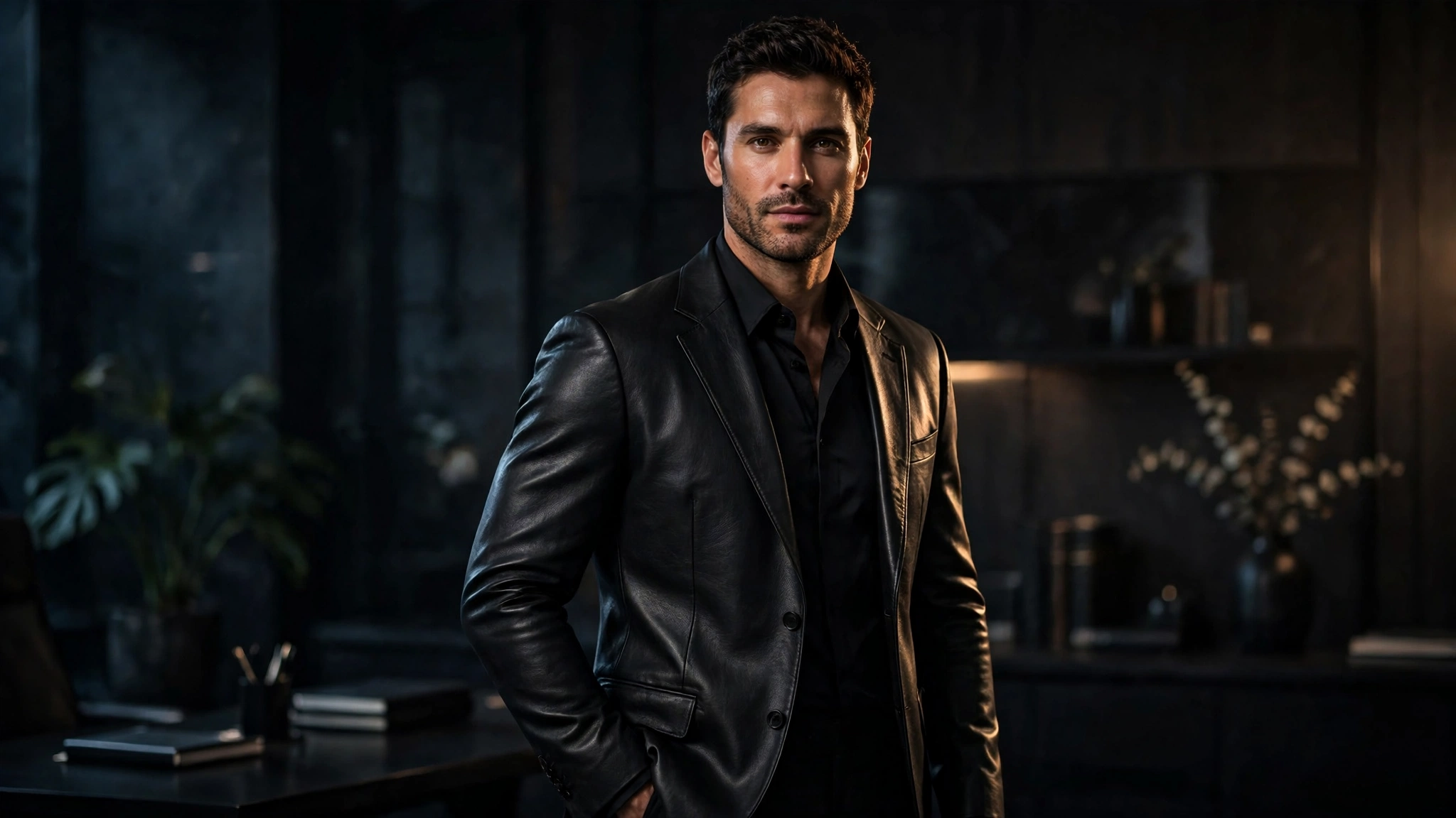 leather blazers for men