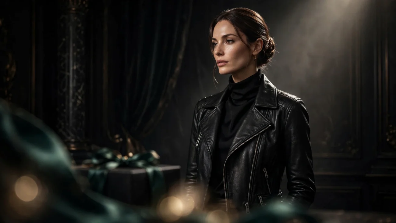 leather jacket gift for her