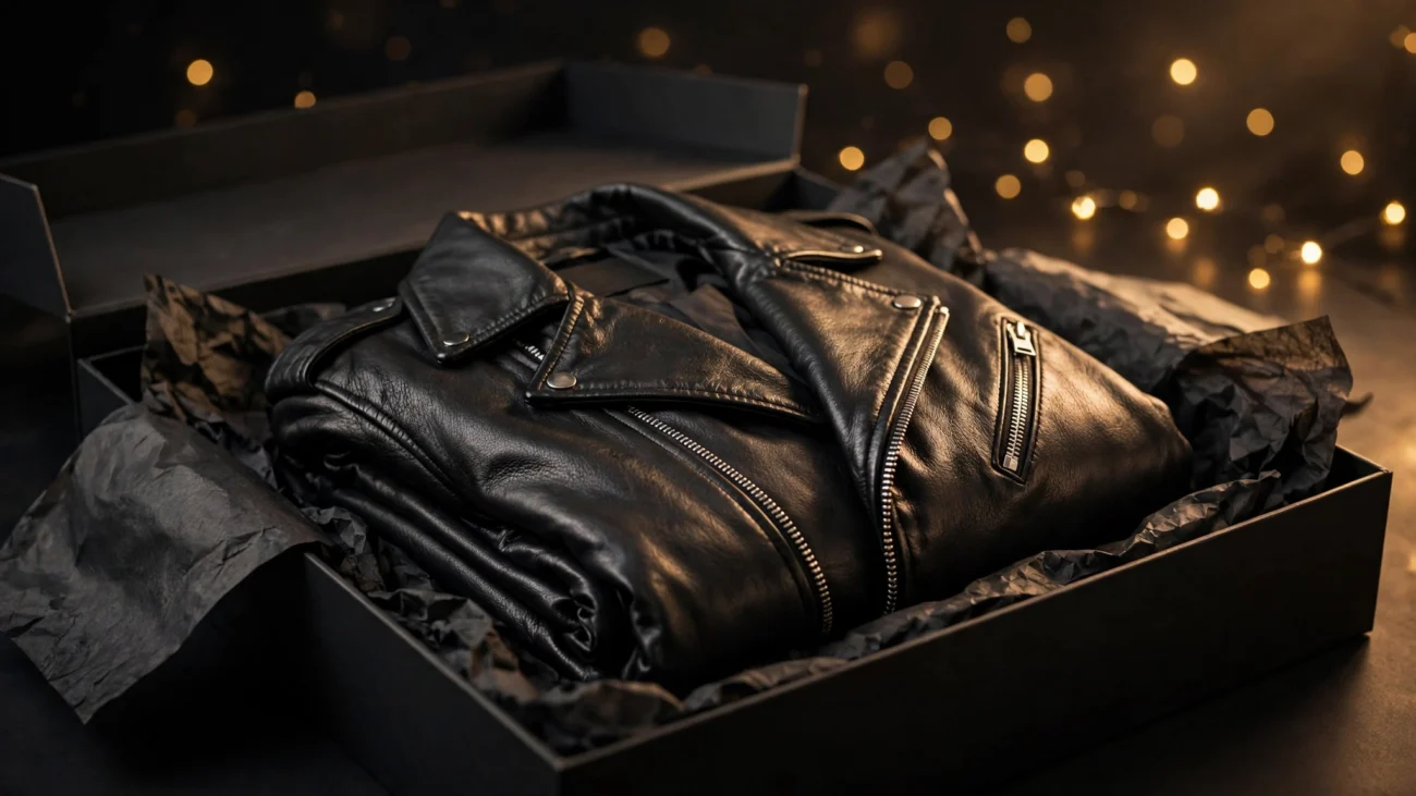 leather jacket gift for him