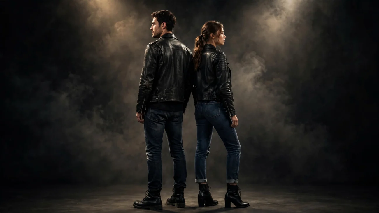 what to wear with a leather jacket